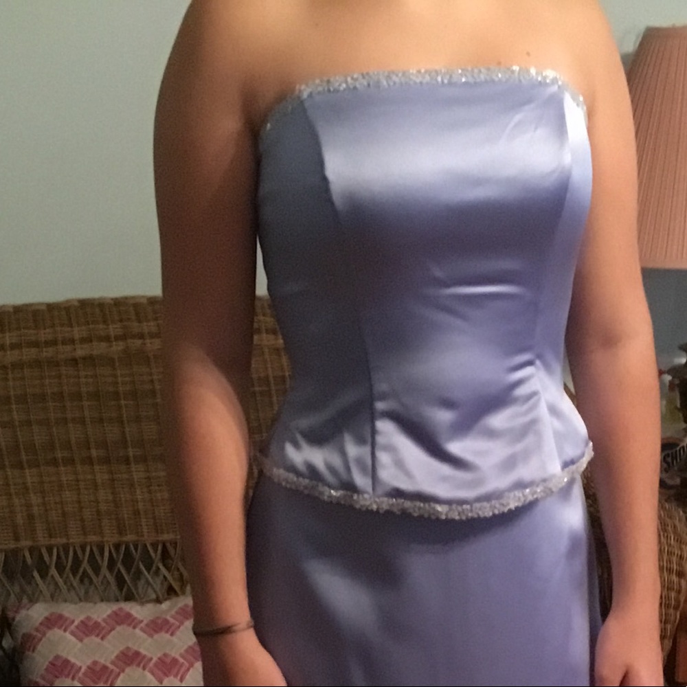Impression Strapless Dress w/Train